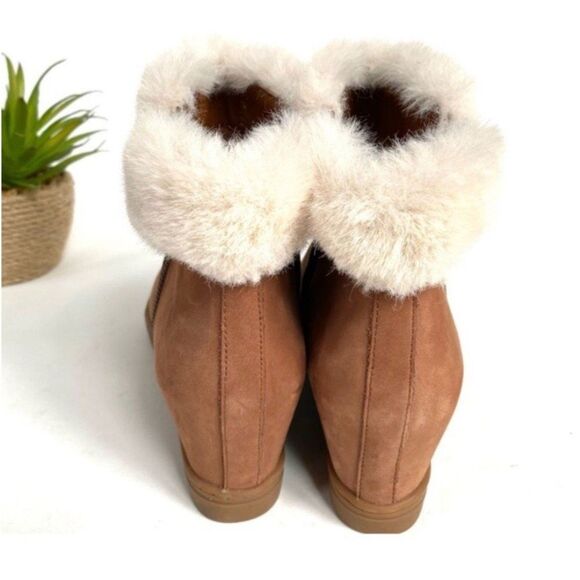 Paolo Flossie Wedge Suede Bootie 7 - Picture 5 of 9